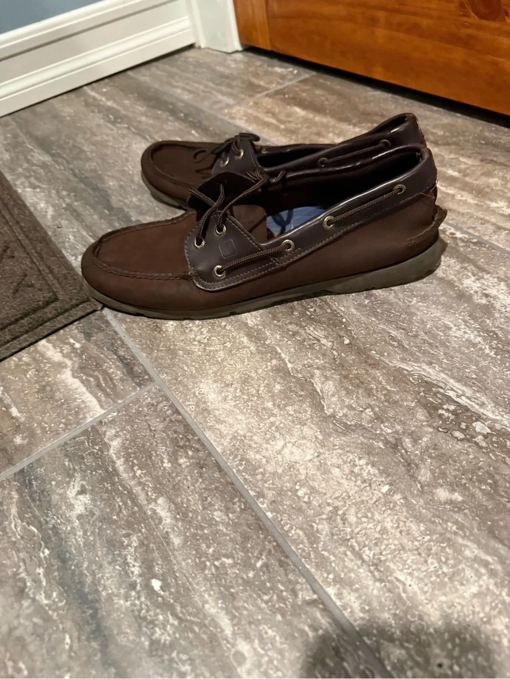 Sperry Men's Brown Leather Boat Shoes